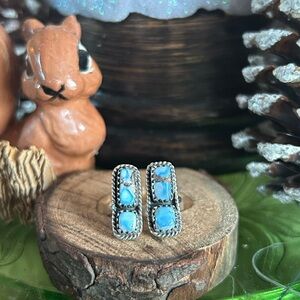 925 Sterling Golden hills turquoise ring